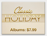 Classic Holiday Albums: $7.99