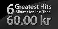 showcase FC 6 Greatest Hits albums for Less than 60,00 kr