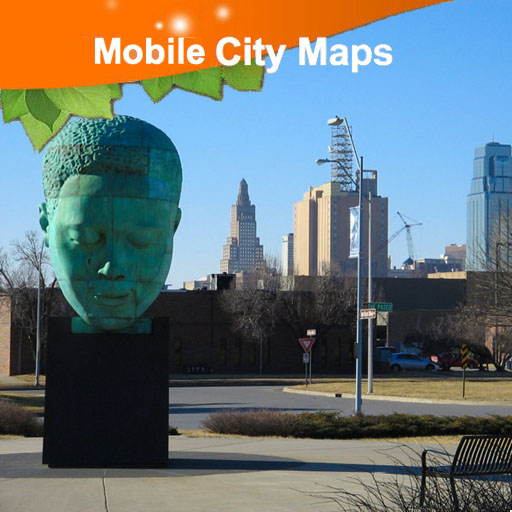 Kansas City Street Map.
