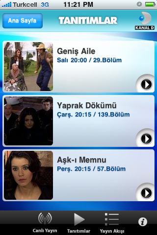 Kanal D Screenshot