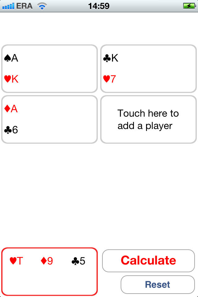 Poker Calculator App for Free iphone/ipad/ipod touch