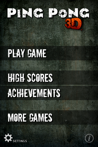 Ping Pong 3D Screenshot