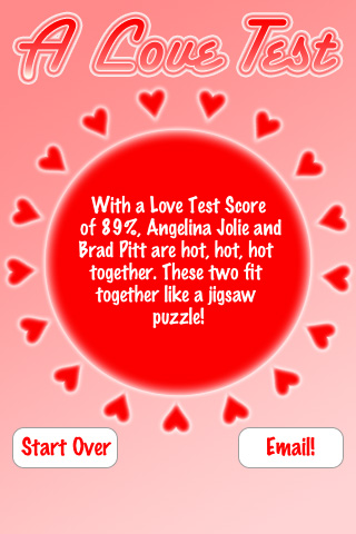 A Love Test: Compatibility Calculator