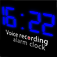 Voice Recording Alarm Clock with push notification iOS 4