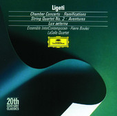 Ligeti: Chamber Concerto, Ramifications, String Quartet No.2, Aventures & Lux aeterna, Ensemble InterContemporain
