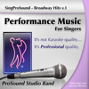 Karaoke - SingProSound - Broadway Hits v.1, ProSound Studio Band