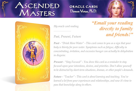 Ascended Masters Oracle Cards – Doreen Virtue, Ph.D. Screenshot