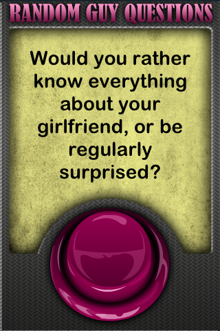 Random Guy Questions Screenshot