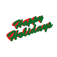 Happy Holidays Snow Globe