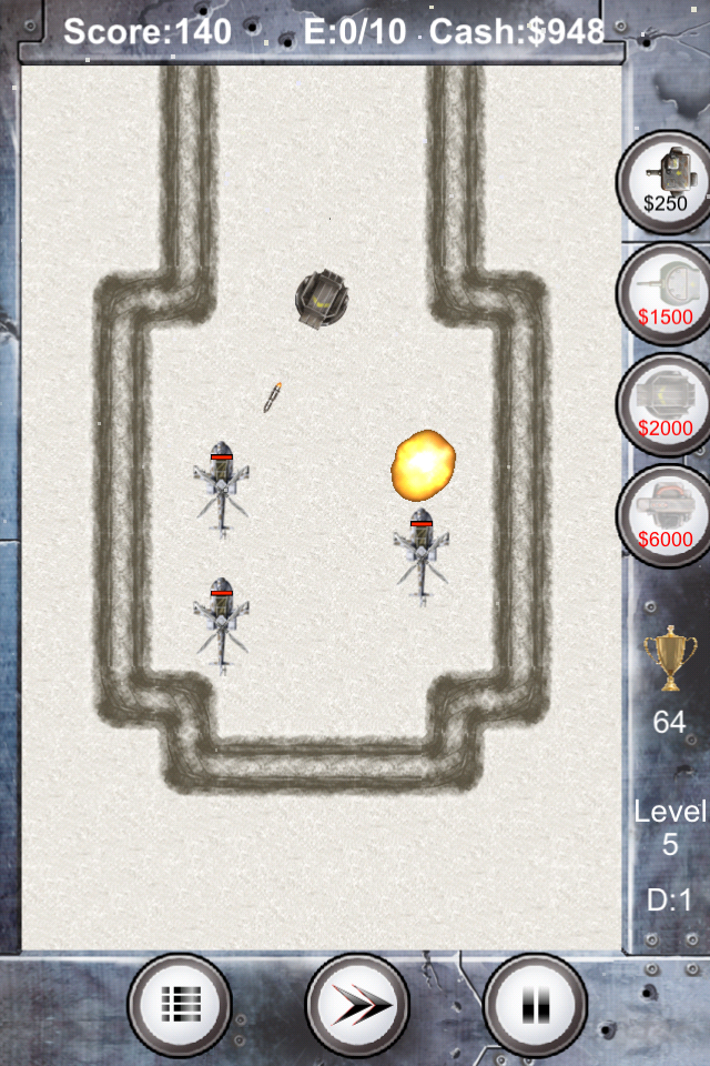 Image of Tanks and Turrets for iPhone