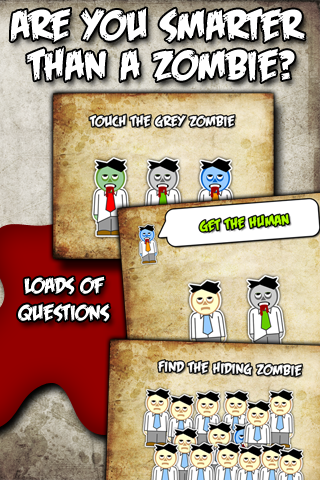 Brainless Zombie Quiz Screenshot