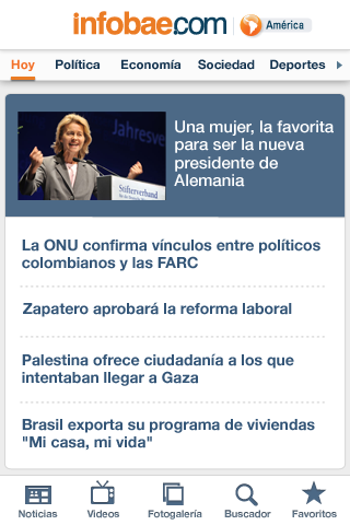 Image of infobae América for iPhone