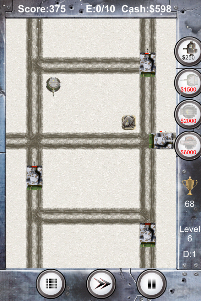 Image of Tanks and Turrets for iPhone