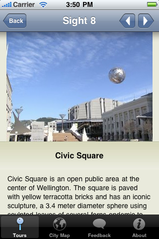 Image of Wellington Map and Walking Tours for iPhone