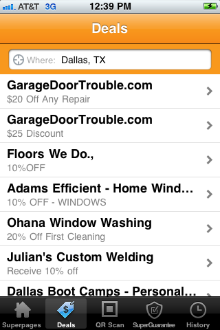 Superpages free app screenshot 3