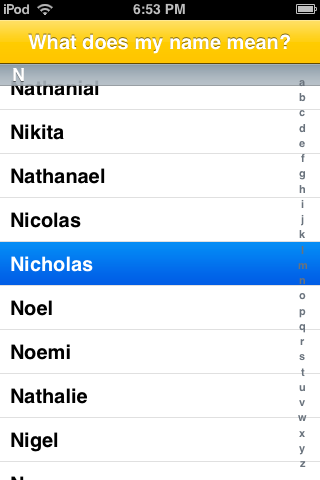 What does MY NAME MEAN?