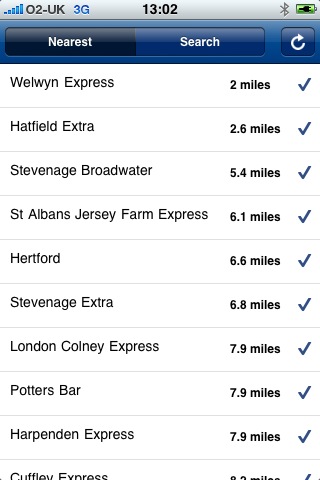 Tesco Finder Screenshot