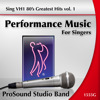Karaoke - Sing VH1 80s Greatest Hits, Vol. 1, ProSound Studio Band