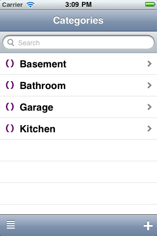 Fuzzy Inventory free app s=creenshot 1