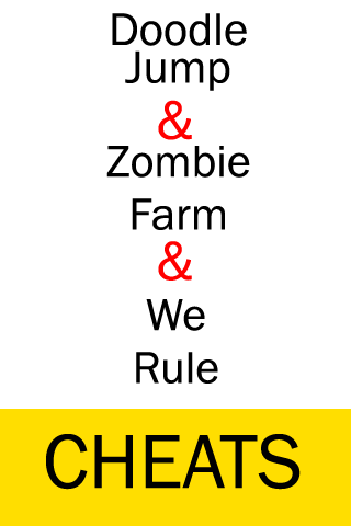 Image of Doodle Jump & Zombie Farm & We Rule Cheats