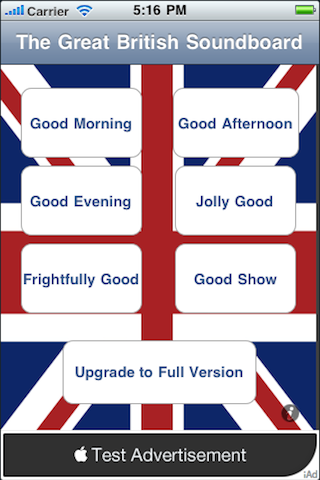The Great British Soundboard – Lite Screenshot