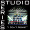 I Dont Regret (Studio Series Performance Track) - EP