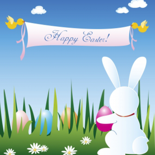 Happy Easter Snow Globe