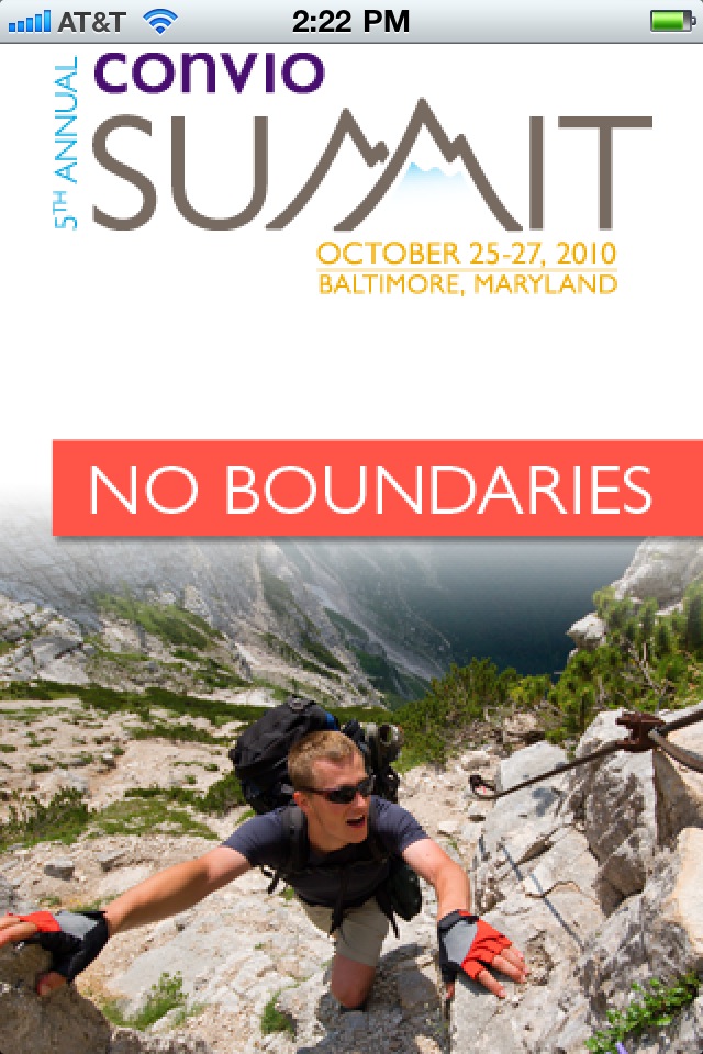 Convio Summit free app s=creenshot 1