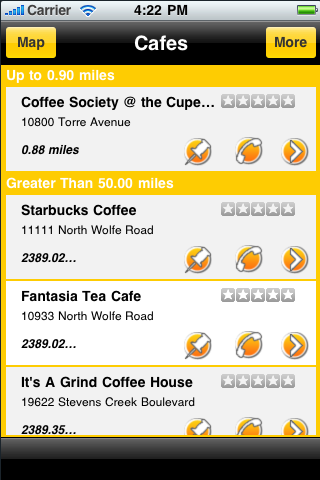 Where To Eat? Find restaurants using GPS.