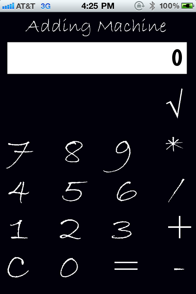 Adding Machine – Free Calculator Screenshot