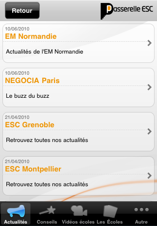Image of Passerelle ESC for iPhone
