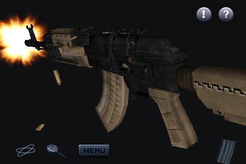 A MW2 Assault Rifle 3D Screenshot