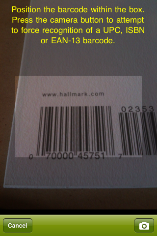 barcodescan pro Screenshot