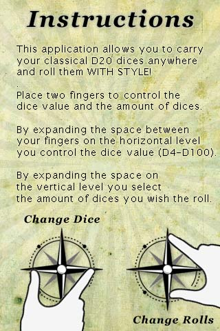 d20Touch Screenshot