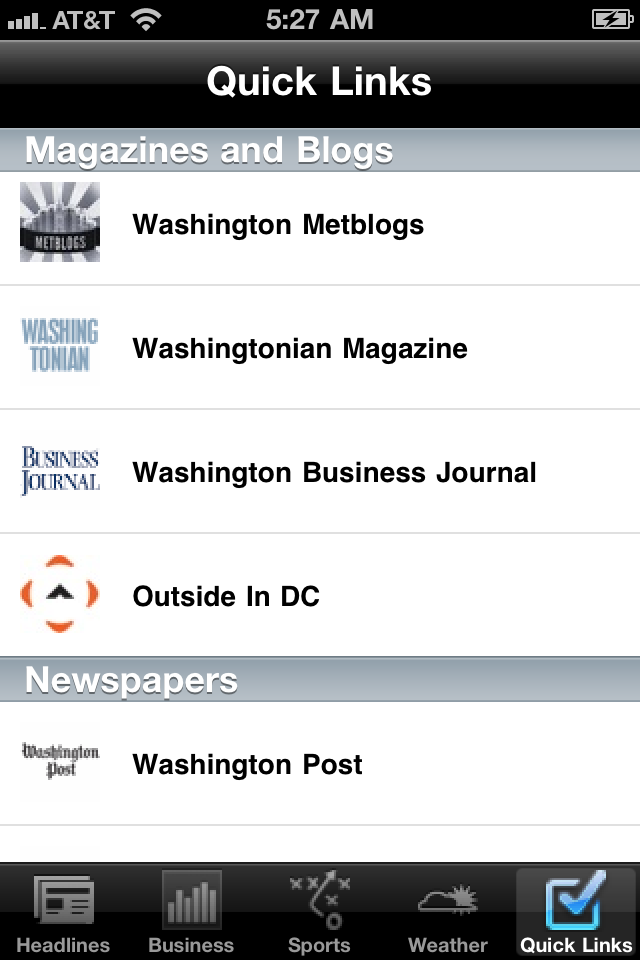 Washington D.C. Local News Free Screenshot