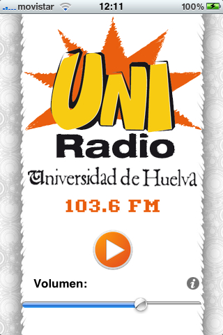 Image of UniRadio Huelva for iPhone