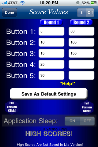 Score Keeper-Lite! Screenshot