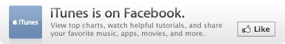 iTunes is on Facebook.