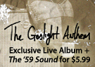 Gaslight Anthem Exclusive Live Album + 59 Sound for $7.99