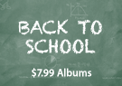 Back To School: $7.99 Albums