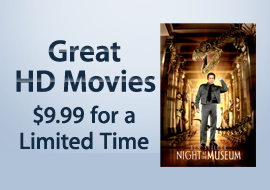 Great HD Movies - $9.99 for a Limited Time