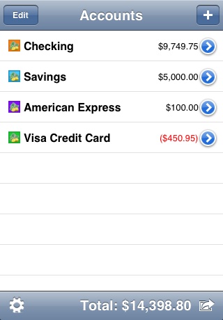 Accounts - Checkbook Accounts - Checkbook